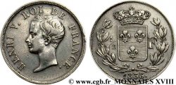 1/2 franc, buste juvénile 1833  VG.2713  XF