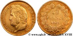 40 francs or Louis-Philippe 1834 Paris F.546/6