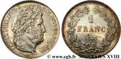 1 franc Louis-Philippe, couronne de chêne 1847 Paris F.210/110