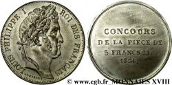 Essai de 5 Francs en étain par Montagny 1831 Paris VG.2772  AU