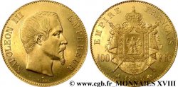100 francs or Napoléon III tête nue 1858 Paris F.550/5