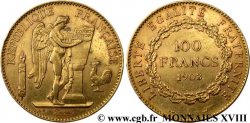 100 francs génie tranche inscrite en relief Dieu protège la France 1903 Paris F.552/16 TTB