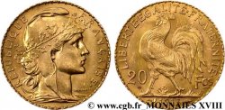 20 francs Coq, liberté égalité fraternité 1913 Paris F.535/7 SUP