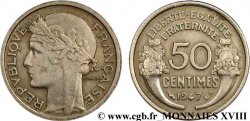 50 centimes Morlon, variété de métal ou essai indéterminé 1947 F.192/19 var.