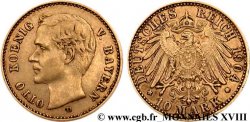 ALLEMAGNE - ROYAUME DE BAVIÈRE - OTHON 10 marks or, 3e type 1904 Münich