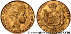 ESPAGNE - ROYAUME D ESPAGNE - ALPHONSE XIII 20 pesetas 1899 Madrid
