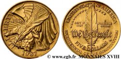 ÉTATS-UNIS D AMÉRIQUE 5 dollars or “bicentenaire de la Constitution” 1987 West Point