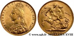 GRANDE BRETAGNE - VICTORIA Souverain, (sovereign) 1890 Londres