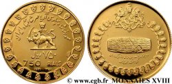 IRAN - MOHAMMAD RIZA PAHLAVI SHAH 750 rials or, 2500e anniversaire de l’Empire Perse 1971 Téhéran