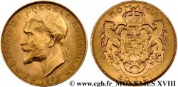 ROUMANIE - FERDINAND Ier 20 lei or 1922 Bucarest SUP