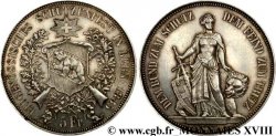 SUISSE - CONFÉDÉRATION HELVÉTIQUE 5 Francs, concours de Tir de Berne 1885