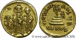 HÉRACLIUS, HÉRACLIUS CONSTANTIN et HÉRACLONAS Solidus