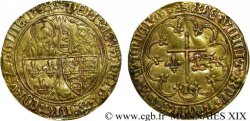 HENRY VI DE LANCASTRE - ROI DE FRANCE (1422-1453) - ROI D ANGLETERRE (1422-1461) et (1470-1471) Salut d or 6/09/1423 Rouen TTB