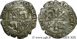 FRANÇOIS IER LE RESTAURATEUR DES LETTRES Douzain ou grand blanc du Dauphiné, 3e type n.d. Romans TTB