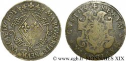 MARGUERITE DE FRANCE, DUCHESSE DE SAVOIE Jeton Br 28 TB