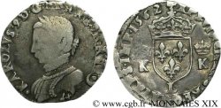 CHARLES IX Demi-teston, 4e type 1562 Bayonne