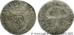 CHARLES IX Douzain aux deux C, 1er type 1574 Lyon