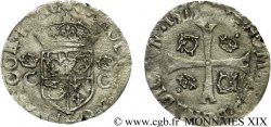 HENRY III. COINAGE AT THE NAME OF CHARLES IX Douzain du Dauphiné aux deux C couronnés 1575 Grenoble