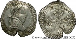 HENRI III Franc au col plat 1583 Bordeaux