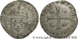 CHARLES X, CARDINAL DE BOURBON Douzain aux deux C, 1er type 1594 Paris