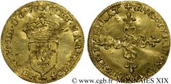 HENRI IV LE GRAND Demi-écu d or au soleil, 1er type 1604 Paris