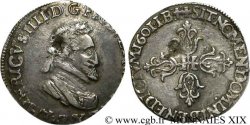 HENRI IV LE GRAND Demi-franc, type de Lyon 1601 Lyon