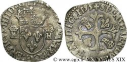 HENRY IV Douzain aux deux H couronnées, 1er type 1593 Bordeaux