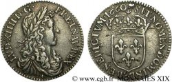 LOUIS XIV THE SUN KING Douzième d écu au buste juvénile 1660 Aix-en-Provence