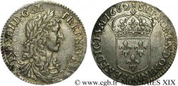 LOUIS XIV THE SUN KING Douzième d écu au buste juvénile, 1er type 1662 Paris