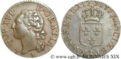 LOUIS XVI (MONARQUE CONSTITUTIONNEL) Demi-sol dit “à l écu” 1791 Nantes