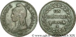 Un décime Dupré, grand module 1799 Paris F.129/24