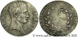 5 francs Napoléon empereur, calendrier grégorien 1806 Rouen F.304/2