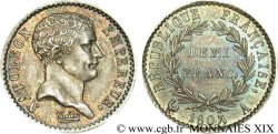 Demi-franc Napoléon empereur, “tête de nègre” 1807 Paris F.176/1