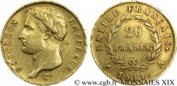 20 francs or Napoléon, tête laurée, Empire français 1811 Paris F.516/16