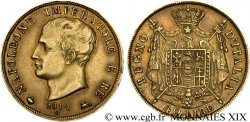 40 lires en or, 2e type, tranche en creux 1814 Milan VG.1394  XF