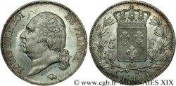 5 francs Louis XVIII tête nue 1818 Rouen F.309/29