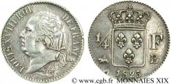 1/4 franc Louis XVIII 1823 Rouen F.163/25