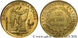 20 francs or Génie, IIe République 1848 Paris F.528/1