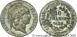 Concours de 20 francs, essai de Bouvet 1848 Paris VG.3018 var SUP/TTB