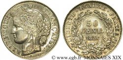 50 centimes Cérès Deuxième république 1850 Paris F.184/2 TTB