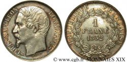 1 franc Louis-Napoléon 1852 Paris F.212/1 SUP