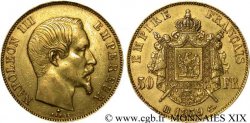 50 francs or Napoléon III, tête nue 1859 Strasbourg F.547/8