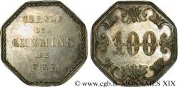 CASINOS ET JEUX Jeton de jeu - 100 francs - Cercle des Chemins de fer n.d.