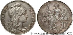 Essai de 10 Centimes Daniel-Dupuis en bronze 1898 Paris F.136/2