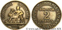 2 francs Chambres de commerce 1927 Paris F.267/9