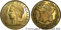Concours de 100 francs, essai de Delamarre en bronze-aluminium 1929 Paris VG.cf. 5217