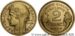 Essai - piéfort de 2 francs Morlon 1931 Paris F.268/1P SPL