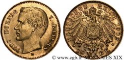 ALLEMAGNE - ROYAUME DE BAVIÈRE - OTHON 10 marks or, 3e type 1903 Münich SUP