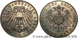 GERMANY - FREE CITY OF LÜBECK 5 mark 1904 Berlin