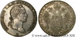 AUTRICHE - FRANÇOIS D AUTRICHE Thaler 1833 Carlsbourg SUP
